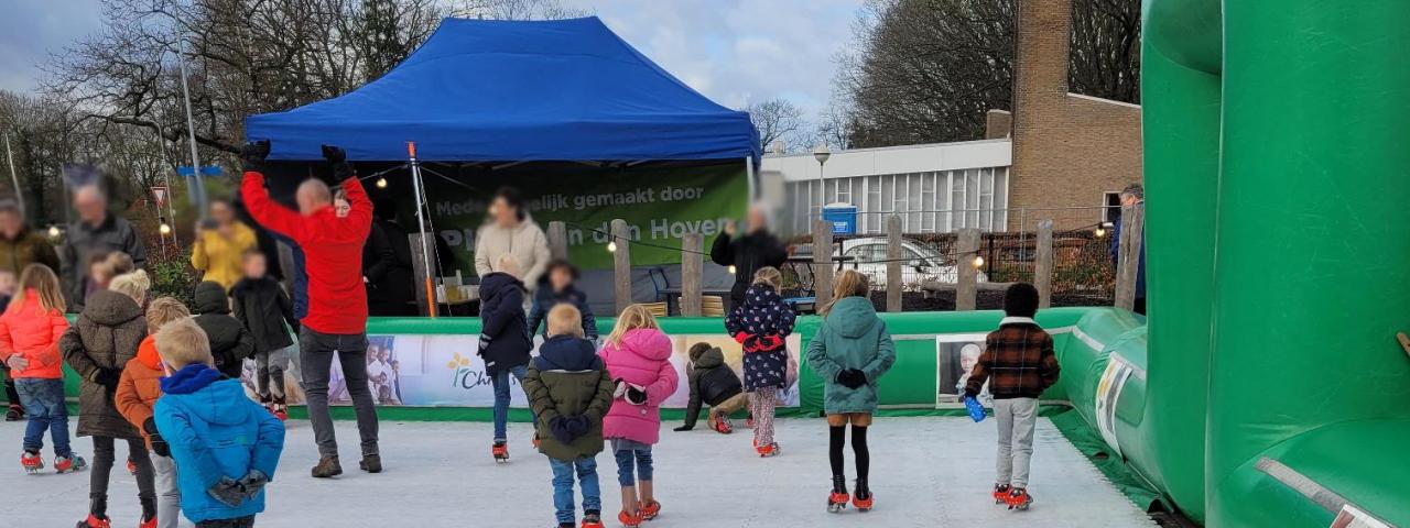 Basisschoolleerlingen schaatsen voor Christ’s Hope