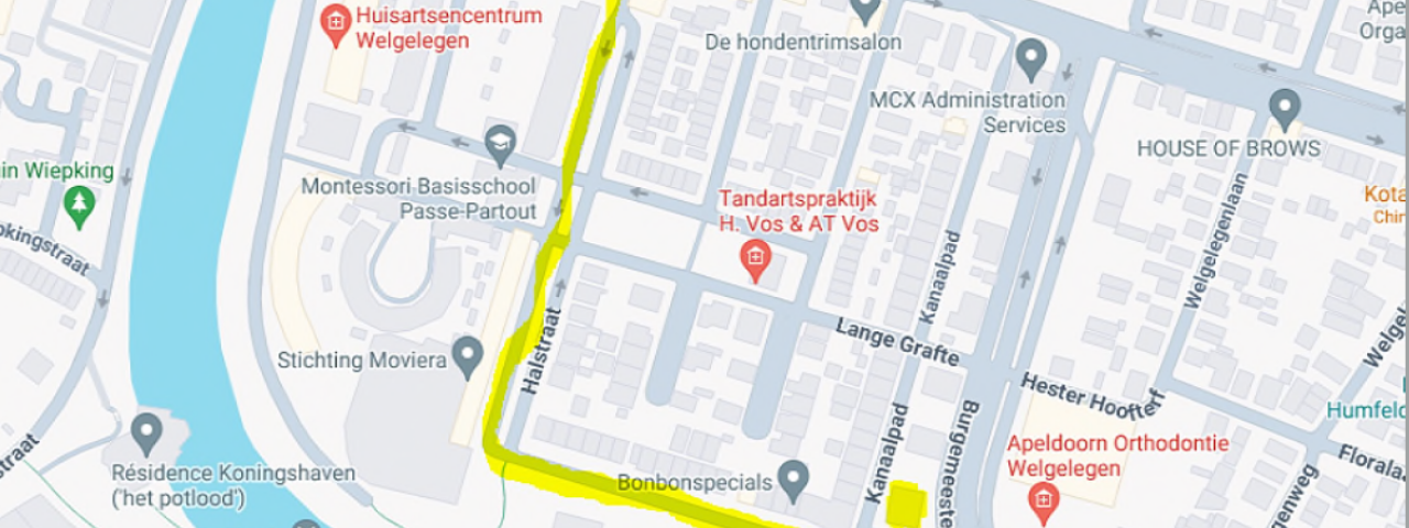 Bereikbaarheid kantoor Apeldoorn 25 t/m 29 maart
